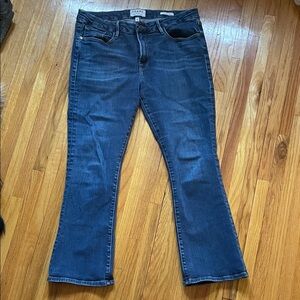 FRAME  Deep Blue Straight Leg Jeans